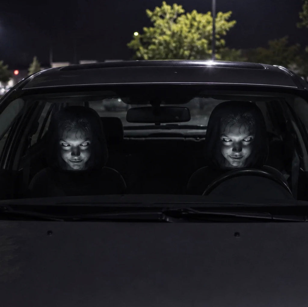 Spooky Headrest Cover