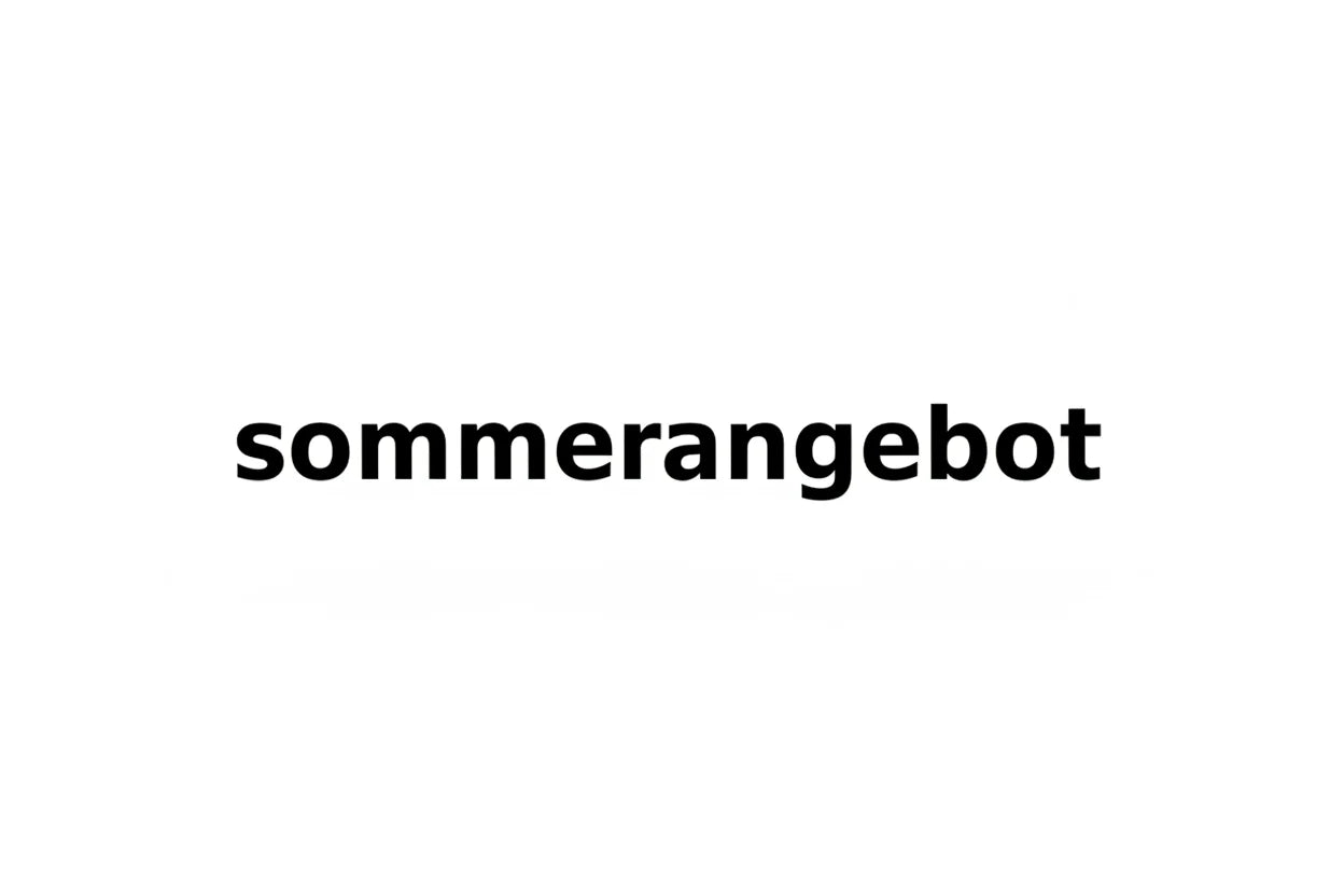 Sommerangebot